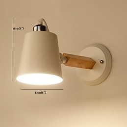 Vintage Tre Art Deco Metall Metall Rustikk Vegglampe Stue Spisestue Gang Vegglampe Svart Hvit Valgfritt