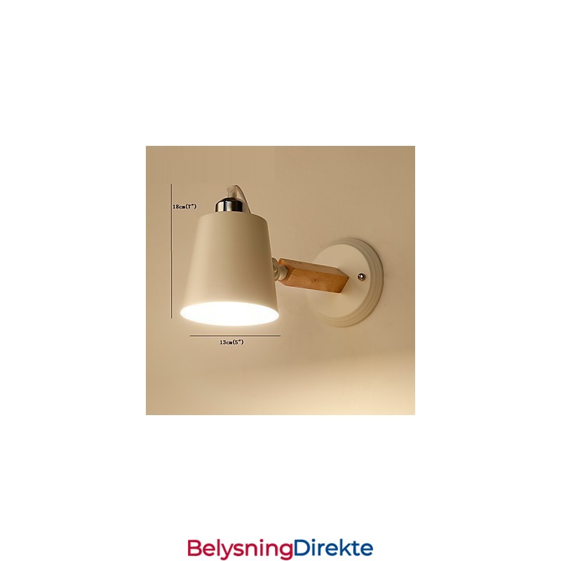 Vintage Tre Art Deco Metall Metall Rustikk Vegglampe Stue Spisestue Gang Vegglampe Svart Hvit Valgfritt