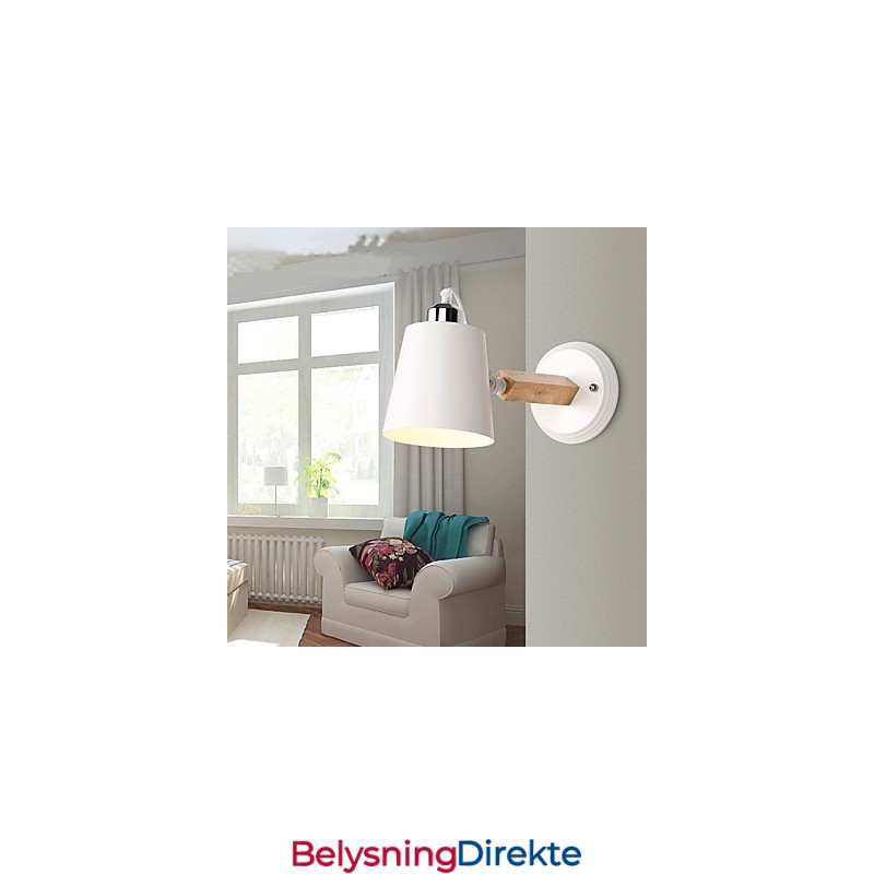 Vintage Tre Art Deco Metall Metall Rustikk Vegglampe Stue Spisestue Gang Vegglampe Svart Hvit Valgfritt