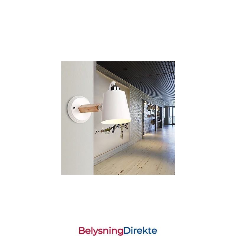 Vintage Tre Art Deco Metall Metall Rustikk Vegglampe Stue Spisestue Gang Vegglampe Svart Hvit Valgfritt