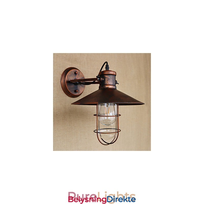 Rustikk Hytte, Landlig Retro-Maleri For Mini-Stil Downlight-Vegglamper