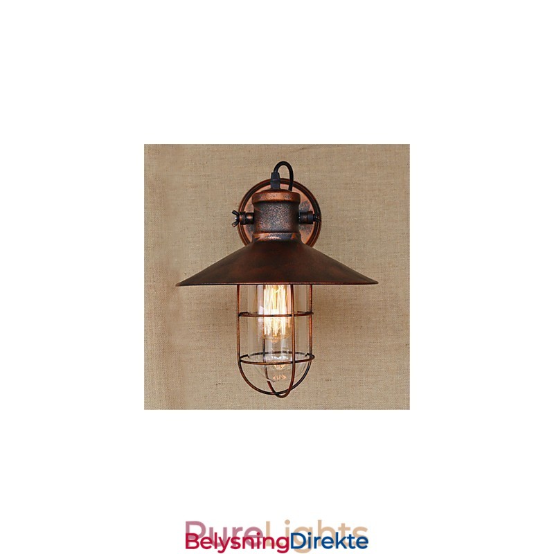 Rustikk Hytte, Landlig Retro-Maleri For Mini-Stil Downlight-Vegglamper