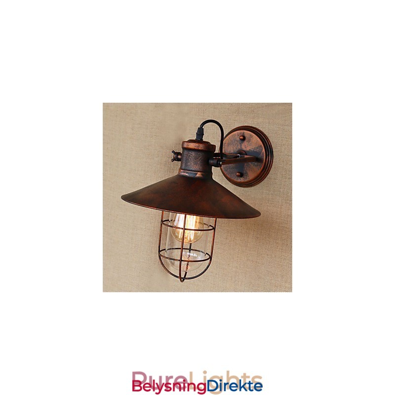 Rustikk Hytte, Landlig Retro-Maleri For Mini-Stil Downlight-Vegglamper