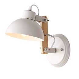 Vintage Tre Art Deco Metall Metall Rustikk Vegglampe Stue Spisestue Gang Vegglampe Svart Hvit Valgfritt