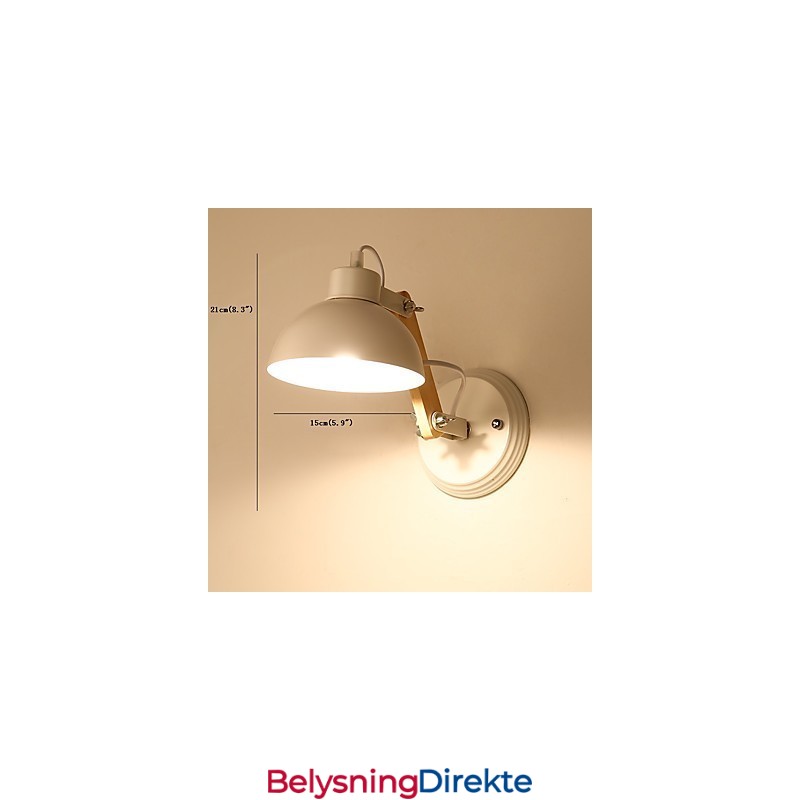 Vintage Tre Art Deco Metall Metall Rustikk Vegglampe Stue Spisestue Gang Vegglampe Svart Hvit Valgfritt