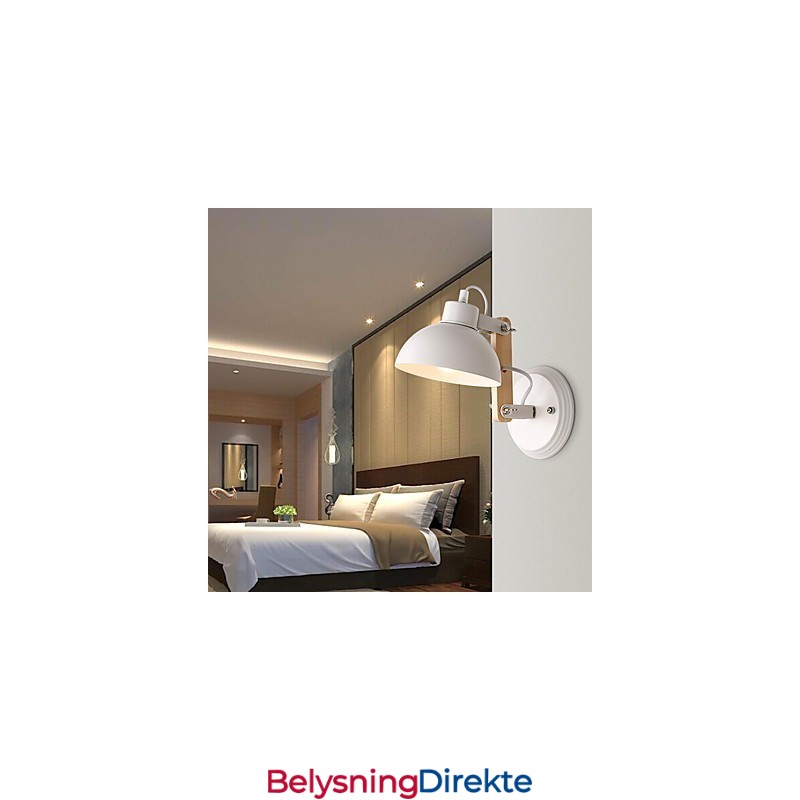 Vintage Tre Art Deco Metall Metall Rustikk Vegglampe Stue Spisestue Gang Vegglampe Svart Hvit Valgfritt