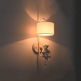 Moderne Samtidsmaleri Funksjon For Øyebeskyttelse Omgivelseslys Vegglampe Vegglampe