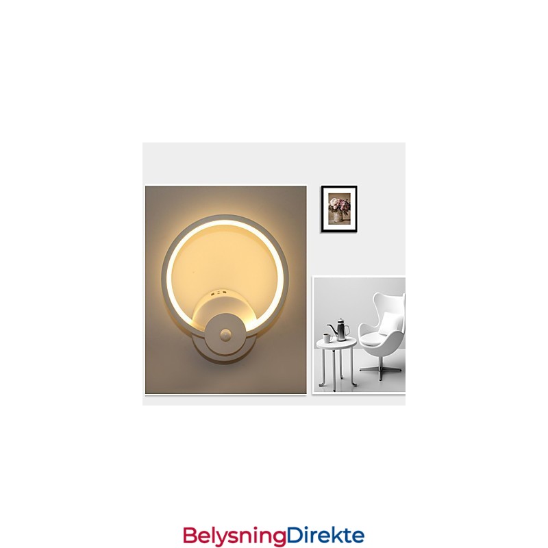 Moderne Minimalistisk Kreativ Nattbordslampe Innebygd Lampe Inngangstrapp Soverom Veggbelysning