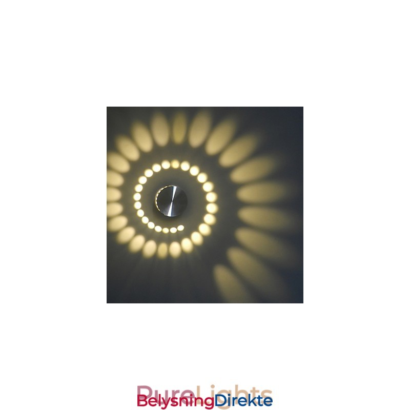 Moderne Lys Aluminiums Innfelt Vegglampe Integrert