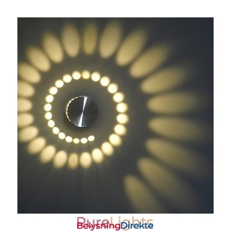 Moderne Lys Aluminiums Innfelt Vegglampe Integrert