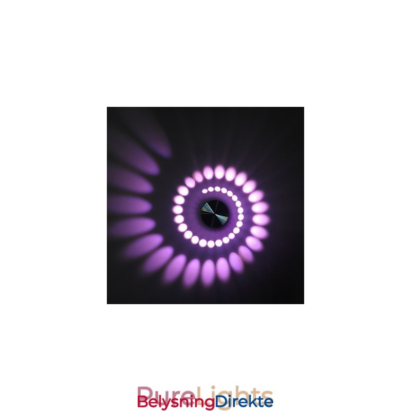 Moderne Lys Aluminiums Innfelt Vegglampe Integrert