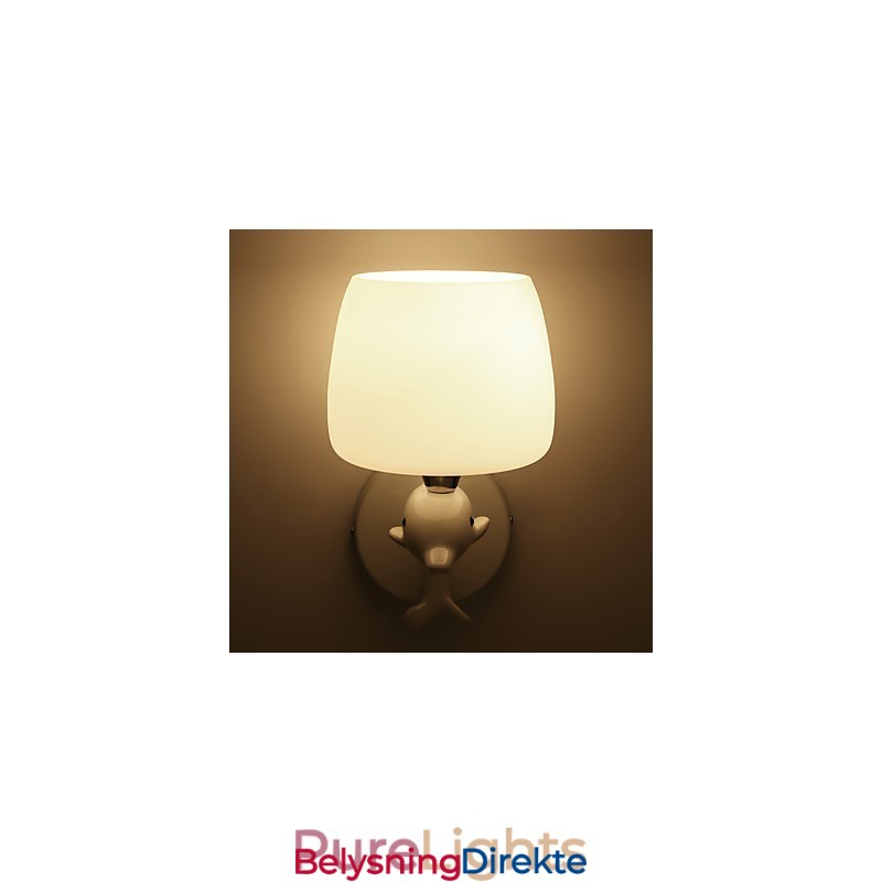 Moderne Samtidsmaleri Funksjon For Øyebeskyttelse Omgivelseslys Vegglampe Vegglampe