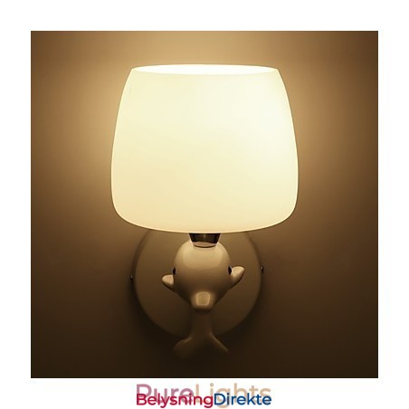 Moderne Samtidsmaleri Funksjon For Øyebeskyttelse Omgivelseslys Vegglampe Vegglampe