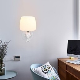 Moderne Samtidsmaleri Funksjon For Øyebeskyttelse Omgivelseslys Vegglampe Vegglampe