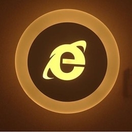 Integrert Moderne Samtidskunstnerisk Moderne Samtidsmalerifunksjon For Omgivende Lysvegglamper