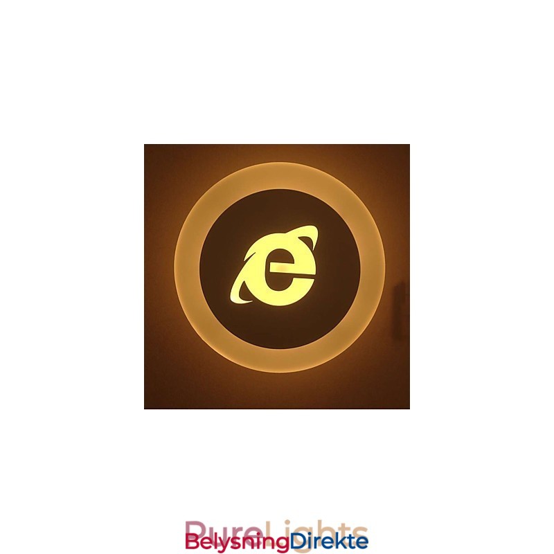 Integrert Moderne Samtidskunstnerisk Moderne Samtidsmalerifunksjon For Omgivende Lysvegglamper