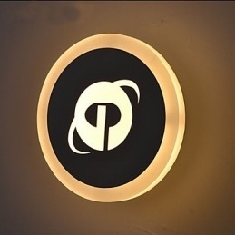 Integrert Moderne Samtidskunstnerisk Moderne Samtidsmalerifunksjon For Omgivende Lysvegglamper