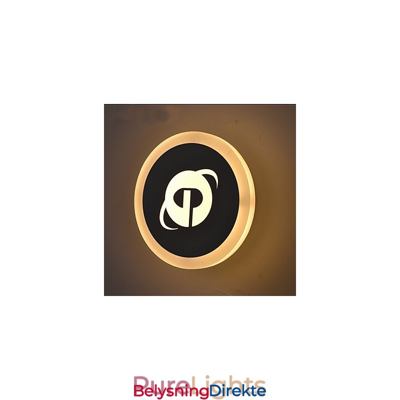 Integrert Moderne Samtidskunstnerisk Moderne Samtidsmalerifunksjon For Omgivende Lysvegglamper