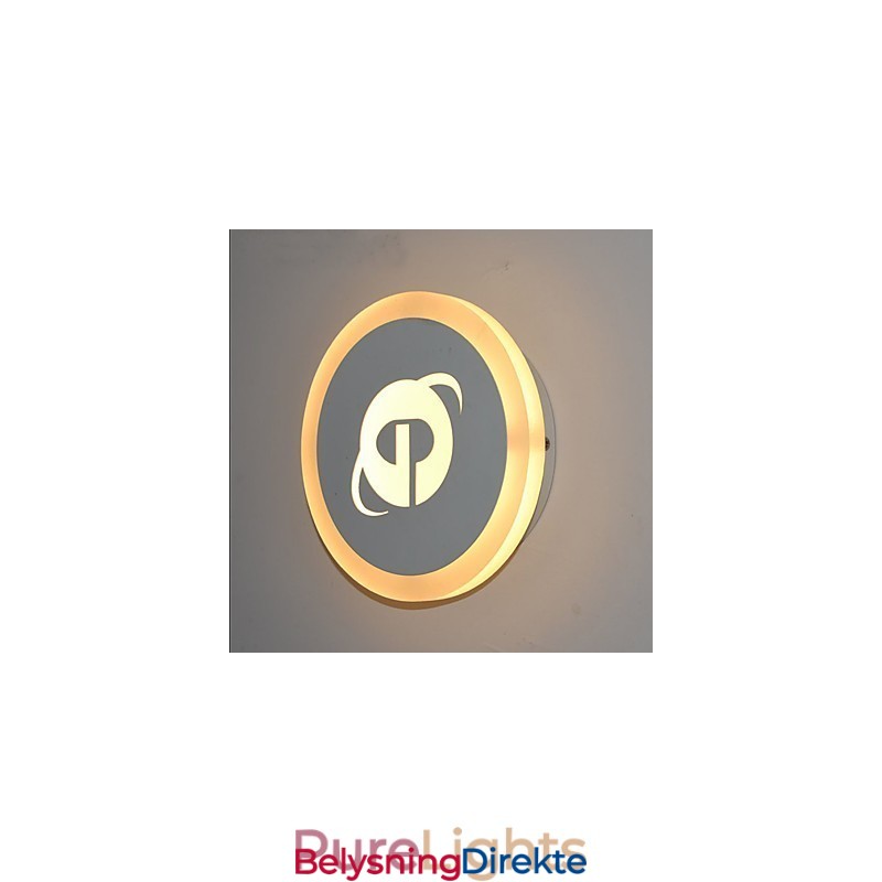 Integrert Moderne Samtidskunstnerisk Moderne Samtidsmalerifunksjon For Omgivende Lysvegglamper