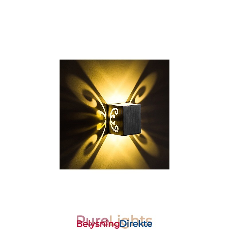 Moderne Lys Aluminiums Innfelt Vegglampe Dekorerer Vegglamper