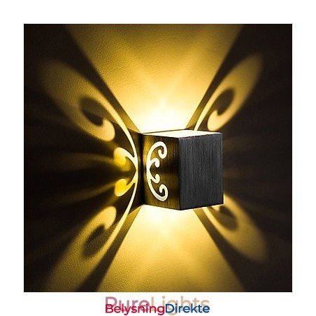 Moderne Lys Aluminiums Innfelt Vegglampe Dekorerer Vegglamper