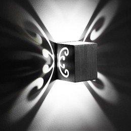 Moderne Lys Aluminiums Innfelt Vegglampe Dekorerer Vegglamper