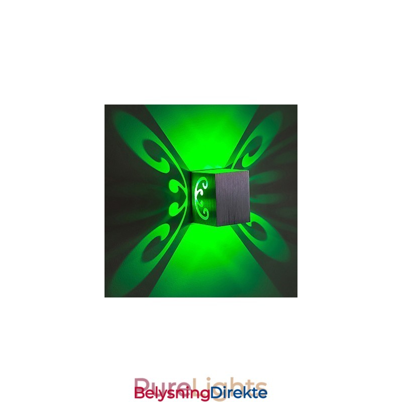 Moderne Lys Aluminiums Innfelt Vegglampe Dekorerer Vegglamper