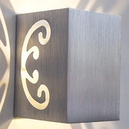 Moderne Lys Aluminiums Innfelt Vegglampe Dekorerer Vegglamper