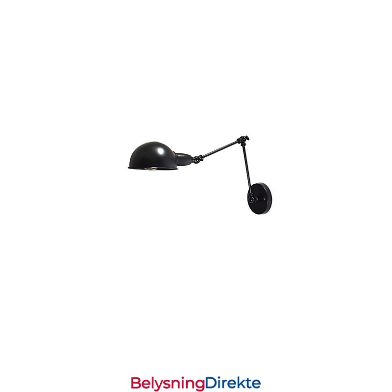 Buzz Sammenleggbar Vegglampe I Jern, Dum Svart Lyssabellampe På Vegg, Europeisk Stil, Amerikansk Stil