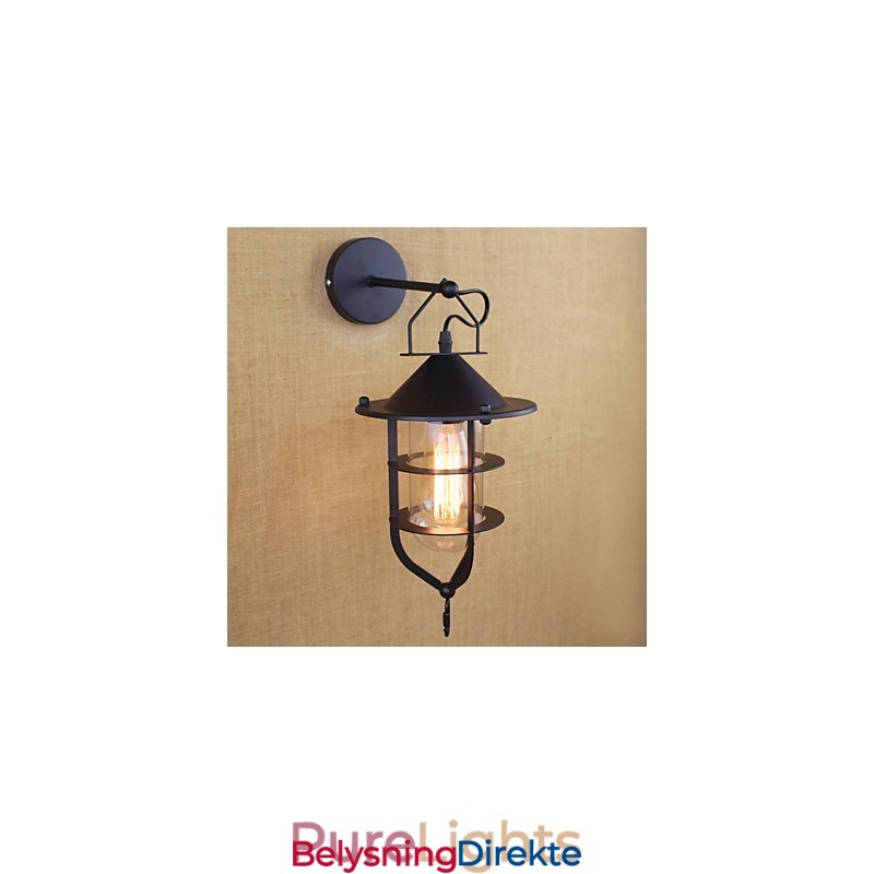 Landlig Retro-Maleri For Mini-Stil Øyebeskyttelse Omgivelseslys Vegglampetter