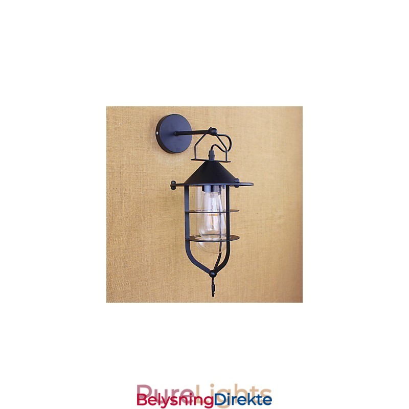 Landlig Retro-Maleri For Mini-Stil Øyebeskyttelse Omgivelseslys Vegglampetter