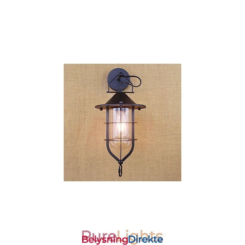 Landlig Retro-Maleri For Mini-Stil Øyebeskyttelse Omgivelseslys Vegglampetter