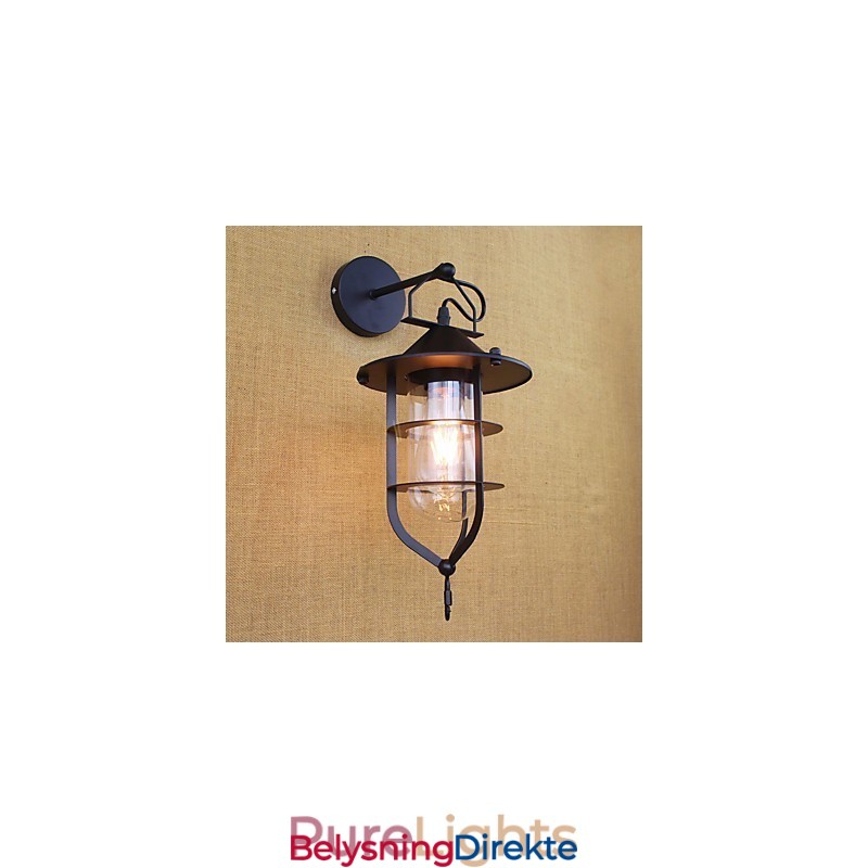 Landlig Retro-Maleri For Mini-Stil Øyebeskyttelse Omgivelseslys Vegglampetter