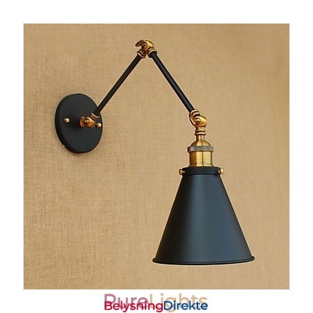 Vegglampe I Messing, Vintage, Industriell Vegglampe, Hjemmebelysning, Innendørsdekor, Vegglampe