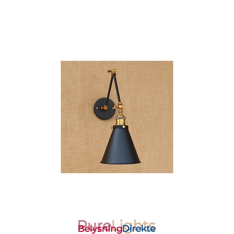 Vegglampe I Messing, Vintage, Industriell Vegglampe, Hjemmebelysning, Innendørsdekor, Vegglampe