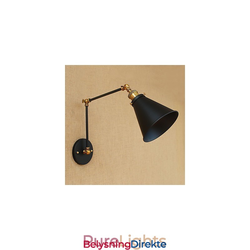 Vegglampe I Messing, Vintage, Industriell Vegglampe, Hjemmebelysning, Innendørsdekor, Vegglampe