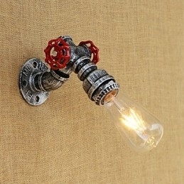 Landlig Retro-Maleri For Mini-Stil Omgivelseslys Vegglampe