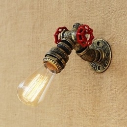 Landlig Retro-Maleri For Mini-Stil Omgivelseslys Vegglampe
