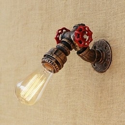 Landlig Retro-Maleri For Mini-Stil Omgivelseslys Vegglampe