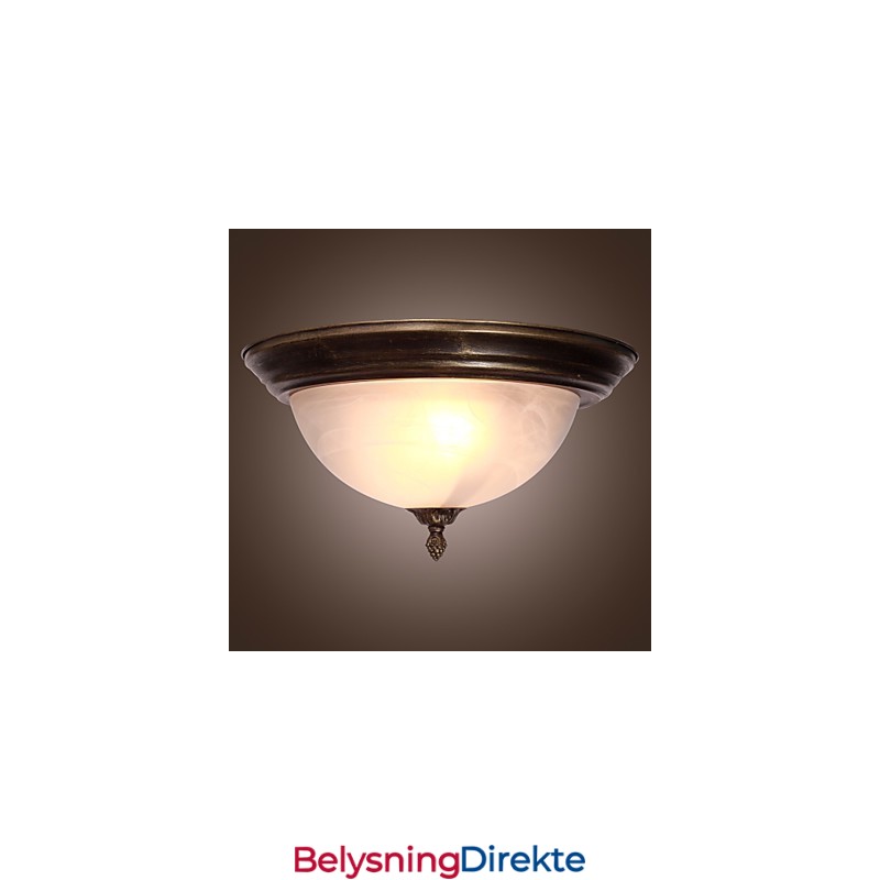 Antikkinspirert Innfelt Lampe Med 2 Lys