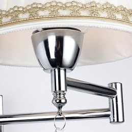 Moderne, Samtidskunstnerisk, Rustikk Hytte, Moderne, Samtidskunstnerisk, Landlig, Krom-Funksjon For Krystall, Svingarmvegglampe