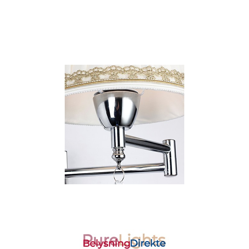 Moderne, Samtidskunstnerisk, Rustikk Hytte, Moderne, Samtidskunstnerisk, Landlig, Krom-Funksjon For Krystall, Svingarmvegglampe