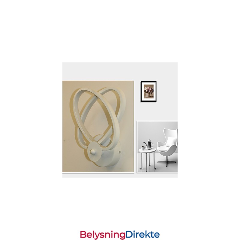 Kreativ Vegglampe Nattbordslampe Korridor Studie Mote Aluminiumslampe