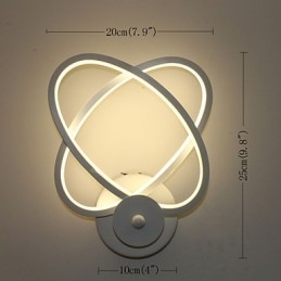 Kreativ Vegglampe Nattbordslampe Korridor Studie Mote Aluminiumslampe