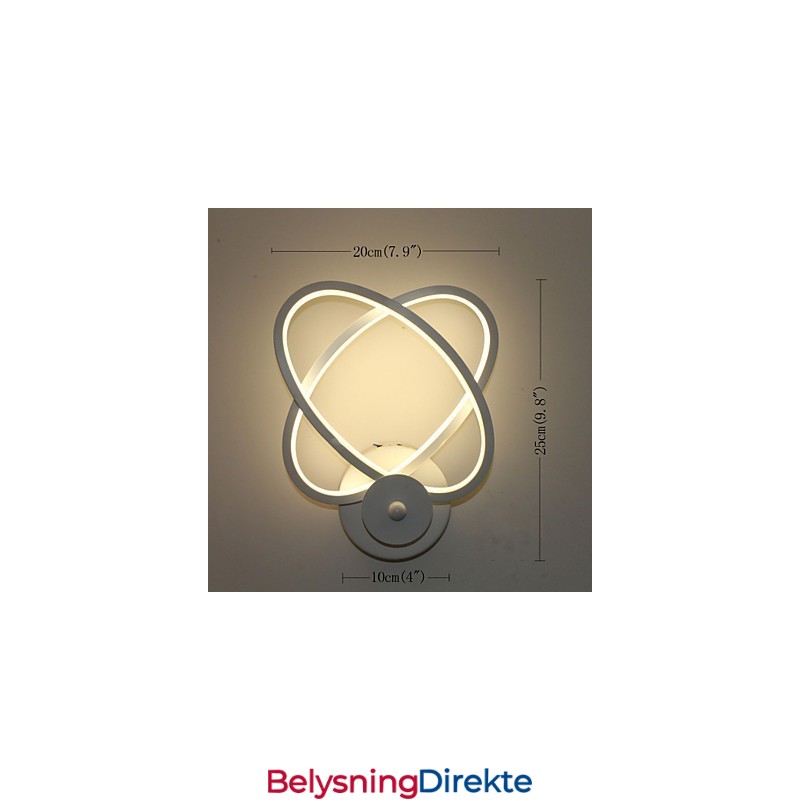 Kreativ Vegglampe Nattbordslampe Korridor Studie Mote Aluminiumslampe