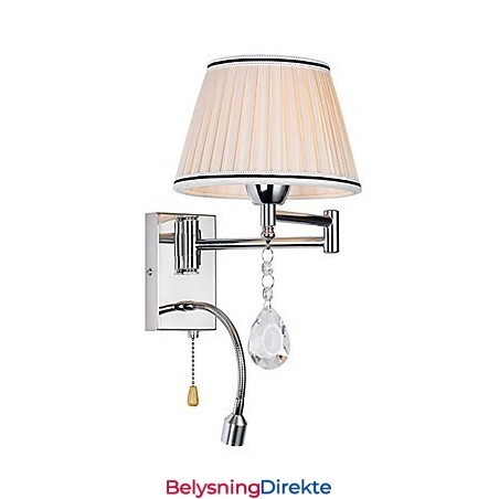 Vegglampe Moderne Samtidsstil Rustikk Hytte Moderne Samtidsstil Land Krom Funksjon For Krystall Svingarm