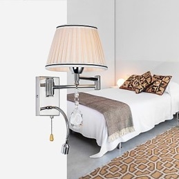 Vegglampe Moderne Samtidsstil Rustikk Hytte Moderne Samtidsstil Land Krom Funksjon For Krystall Svingarm