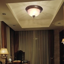 Antikkinspirert Innfelt Lampe Med 2 Lys