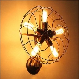 Tradisjonell Klassisk Rustikk Hyttelandlig Maling For Mini-Stil Omgivelseslys Vegglampe