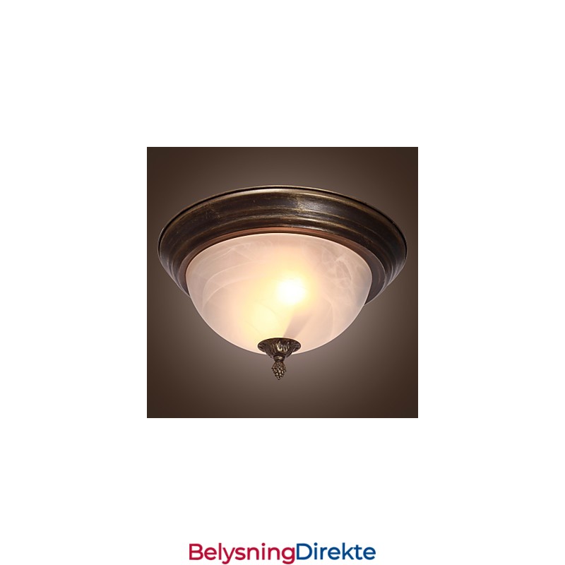 Antikkinspirert Innfelt Lampe Med 2 Lys